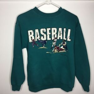 Baseball Crewneck, Women’s XS